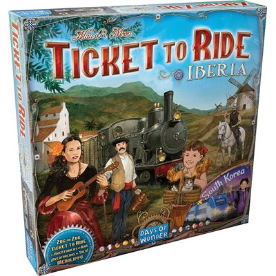 TICKET TO RIDE: MAP #8 - IBERIA & SOUTH KOREA (ML) ^ 9 AOÛT / AUGUST 9