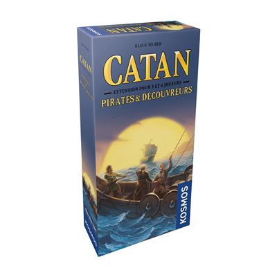 CATAN EXT: PIRATES ET DÉCOUVREURS 5-6 JOUEURS