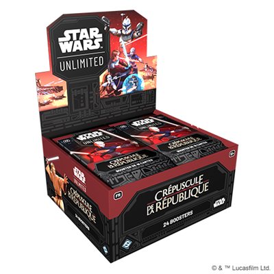 STAR WARS: UNLIMITED - CRÉPUSCULE DE LA RÉPUBLIQUE - BOOSTER DISPLAY (FR) ^ 8 NOV