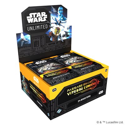 STAR WARS: UNLIMITED - PASSAGE EN VITESSE LUMIERE - BOOSTER DISPLAY (FR) ^ 14 MARS