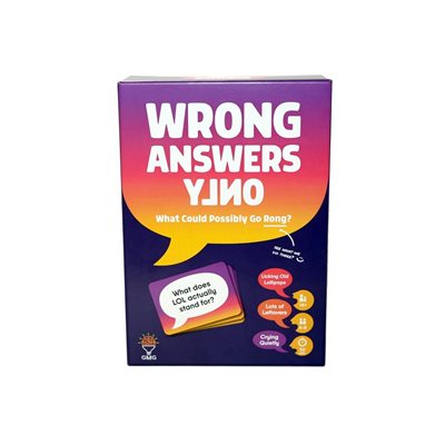 WRONG ANSWERS ONLY (EN)